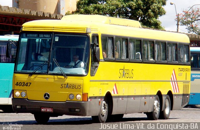 Viação Itapemirim 40347 na cidade de Vitória da Conquista, Bahia, Brasil, por Josué  Pereira Lima. ID da foto: 978513.