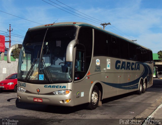 Viação Garcia 7440 na cidade de São Paulo, São Paulo, Brasil, por Cristiano Soares da Silva. Número da foto: #979540.
