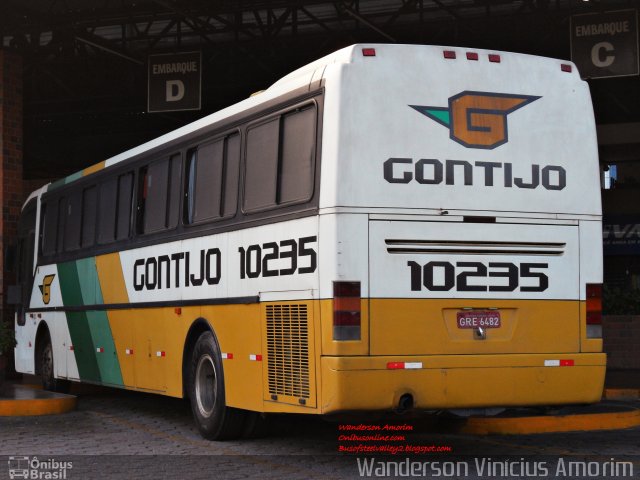 Empresa Gontijo de Transportes 10235 na cidade de Coronel Fabriciano, Minas Gerais, Brasil, por Wanderson Vinícius Amorim. Número da foto: #980009.