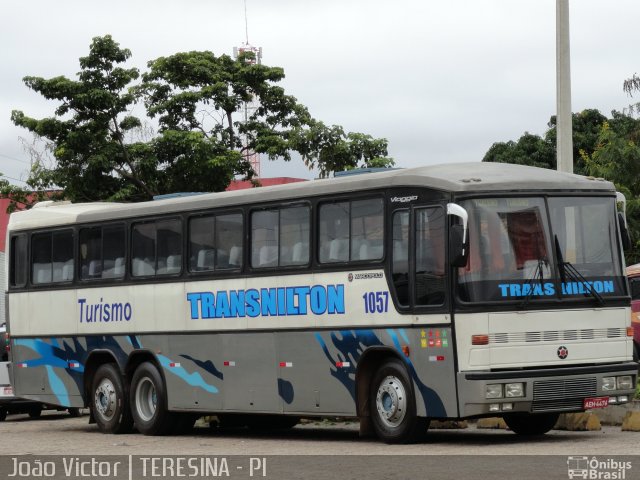 Transnilton Transporte e Turismo 1057 na cidade de Teresina, Piauí, Brasil, por João Victor. ID da foto: 981338.