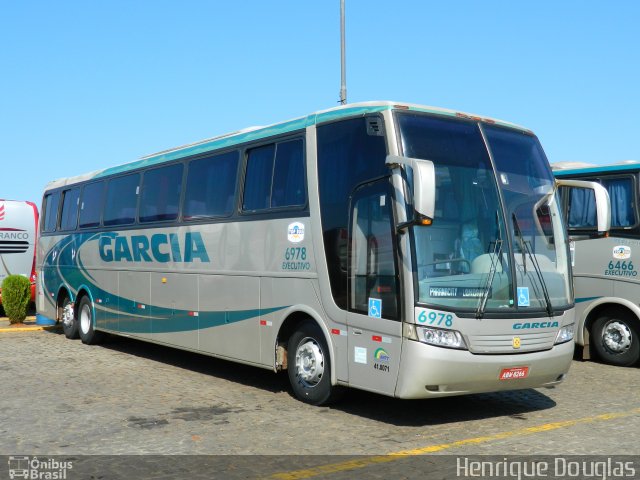 Viação Garcia 6978 na cidade de Londrina, Paraná, Brasil, por Henrique Douglas. ID da foto: 981738.