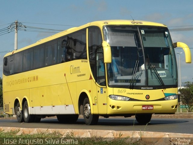 Viação Itapemirim 8619 na cidade de Brasília, Distrito Federal, Brasil, por José Augusto da Silva Gama. Número da foto: #981367.