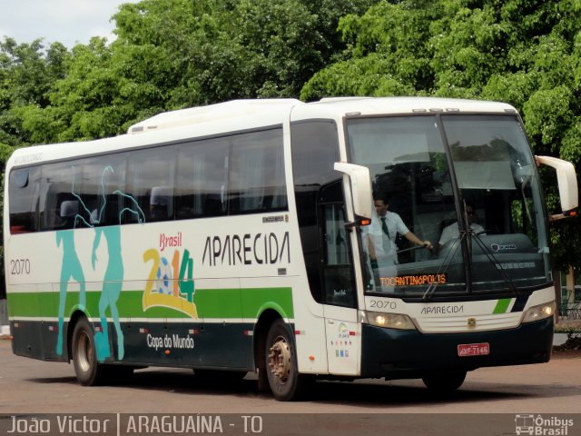 Viação Nossa Senhora Aparecida 2070 na cidade de Araguaína, Tocantins, Brasil, por João Victor. ID da foto: 981110.