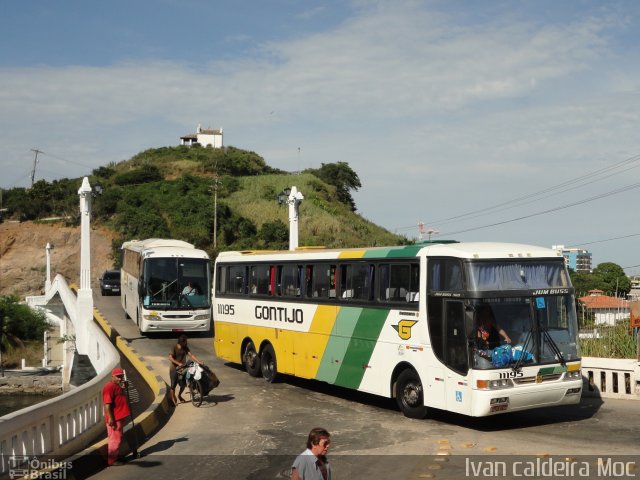 Empresa Gontijo de Transportes 11195 na cidade de Cabo Frio, Rio de Janeiro, Brasil, por Ivan Caldeira Moc. Número da foto: #981612.