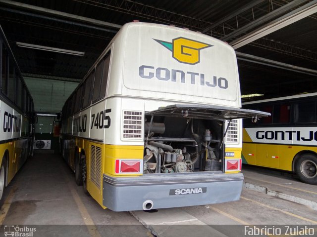 Empresa Gontijo de Transportes 7405 na cidade de Contagem, Minas Gerais, Brasil, por Fabricio Zulato. Número da foto: #981225.