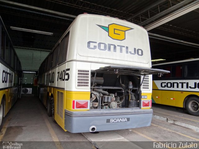 Empresa Gontijo de Transportes 7405 na cidade de Contagem, Minas Gerais, Brasil, por Fabricio Zulato. ID da foto: 981225.