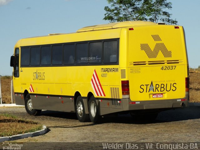 Viação Itapemirim 42037 na cidade de Vitória da Conquista, Bahia, Brasil, por Welder Dias. Número da foto: #983320.