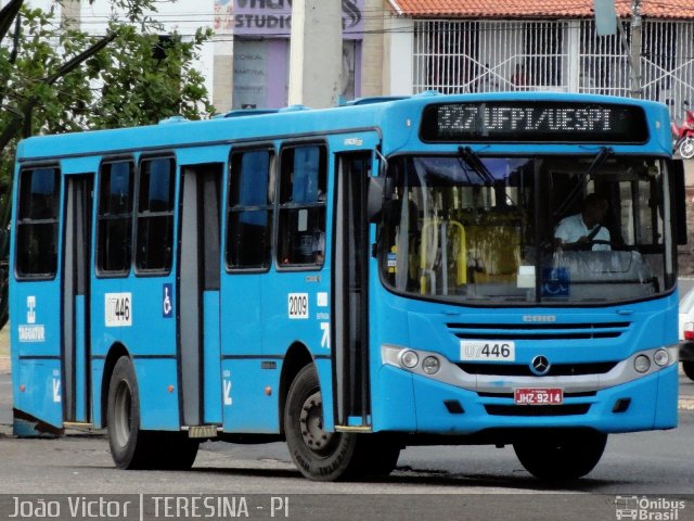 Taguatur - Taguatinga Transporte e Turismo 07446 na cidade de Teresina, Piauí, Brasil, por João Victor. ID da foto: 982252.