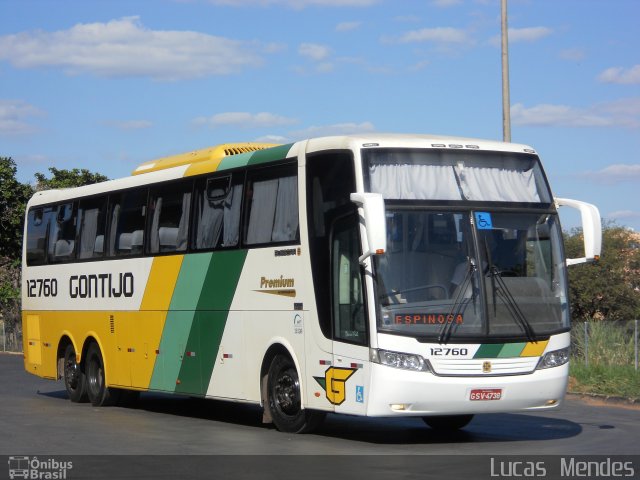Empresa Gontijo de Transportes 12760 na cidade de Montes Claros, Minas Gerais, Brasil, por Lucas  Mendes. Número da foto: #982949.