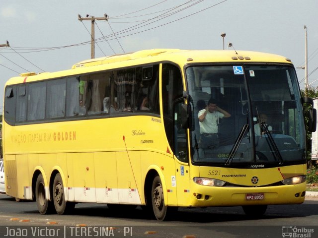 Viação Itapemirim 5521 na cidade de Teresina, Piauí, Brasil, por João Victor. Número da foto: #982288.