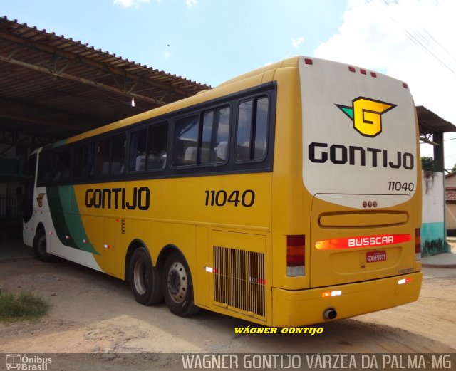 Empresa Gontijo de Transportes 11040 na cidade de Várzea da Palma, Minas Gerais, Brasil, por Wagner Gontijo Várzea da Palma-mg. Número da foto: #982507.