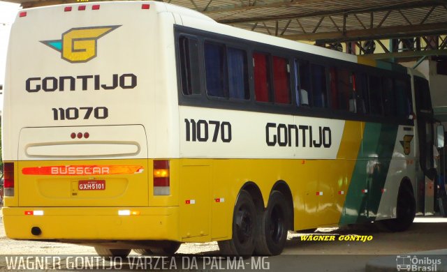 Empresa Gontijo de Transportes 11070 na cidade de Várzea da Palma, Minas Gerais, Brasil, por Wagner Gontijo Várzea da Palma-mg. Número da foto: #982506.