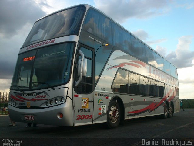 Lindetur - Empresa de Transportes Rodoviarios Lindermann 2005 na cidade de Brasília, Distrito Federal, Brasil, por Daniel Rodrigues. Número da foto: #983287.