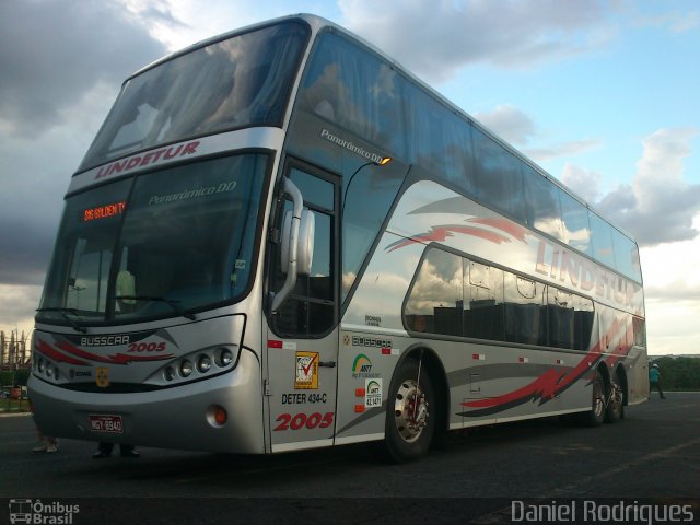 Lindetur - Empresa de Transportes Rodoviarios Lindermann 2005 na cidade de Brasília, Distrito Federal, Brasil, por Daniel Rodrigues. ID da foto: 983287.