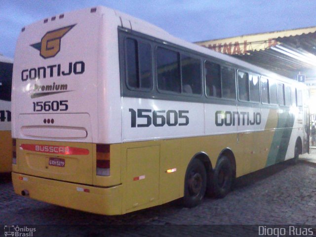 Empresa Gontijo de Transportes 15605 na cidade de Teófilo Otoni, Minas Gerais, Brasil, por Diogo Ruas. ID da foto: 982747.