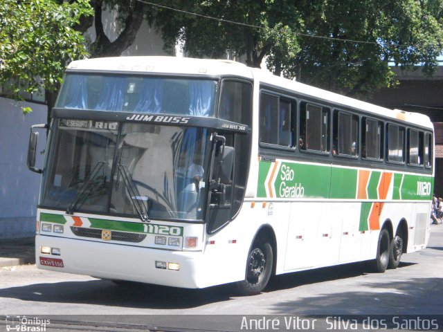 Cia. São Geraldo de Viação 11120 na cidade de Rio de Janeiro, Rio de Janeiro, Brasil, por André Vitor  Silva dos Santos. Número da foto: #948641.
