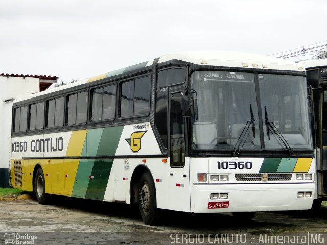 Empresa Gontijo de Transportes 10360 na cidade de Almenara, Minas Gerais, Brasil, por Sérgio Augusto Braga Canuto. ID da foto: 949560.