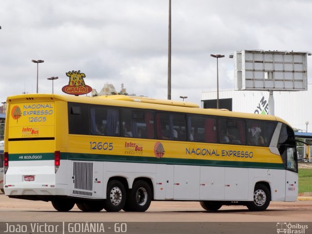 Nacional Expresso 12605 na cidade de Goiânia, Goiás, Brasil, por João Victor. ID da foto: 948431.