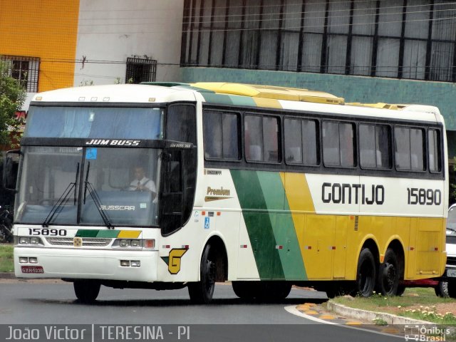 Empresa Gontijo de Transportes 15890 na cidade de Teresina, Piauí, Brasil, por João Victor. ID da foto: 948244.