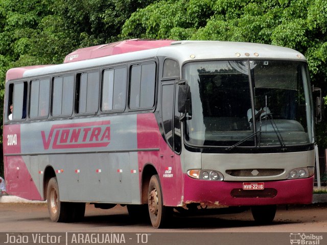 Viação Lontra 20040 na cidade de Araguaína, Tocantins, Brasil, por João Victor. ID da foto: 948444.