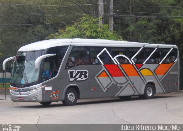 VB Transportes e Turismo 10018 na cidade de São Paulo, São Paulo, Brasil, por Ildeu Ribeiro. Número da foto: #948791.