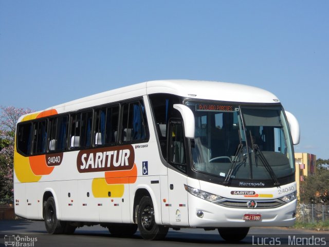 Saritur - Santa Rita Transporte Urbano e Rodoviário 24040 na cidade de Montes Claros, Minas Gerais, Brasil, por Lucas  Mendes. Número da foto: #984374.