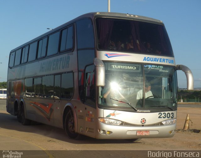 Aguavertur Turismo 2303 na cidade de Caruaru, Pernambuco, Brasil, por Rodrigo Fonseca. ID da foto: 985127.