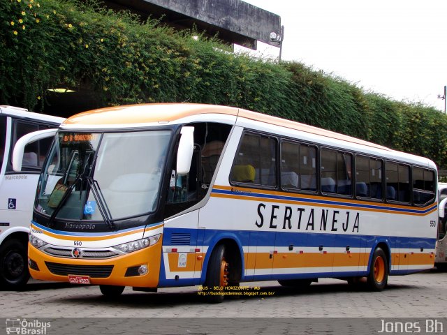 Viação Sertaneja 550 na cidade de Belo Horizonte, Minas Gerais, Brasil, por Jones Bh. Número da foto: #984065.