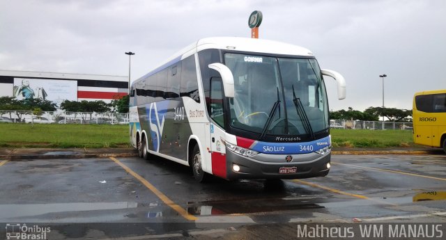 Viação São Luiz 3440 na cidade de , por Vicente Pinto Moreira. Número da foto: #987087.