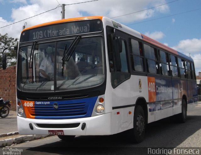 Capital do Agreste Transporte Urbano 408 na cidade de Caruaru, Pernambuco, Brasil, por Rodrigo Fonseca. Número da foto: #986473.