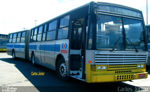 Metrobus 083 na cidade de Goiânia, Goiás, Brasil, por Carlos Júnior. ID da foto: 987215.