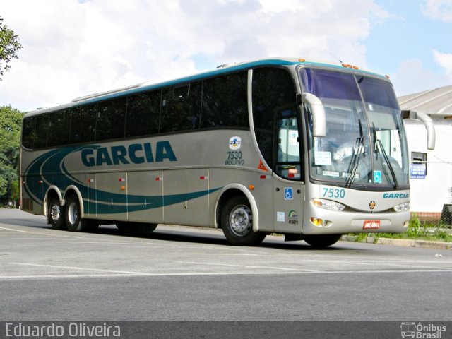 Viação Garcia 7530 na cidade de Osasco, São Paulo, Brasil, por Eduardo Oliveira. Número da foto: #986088.