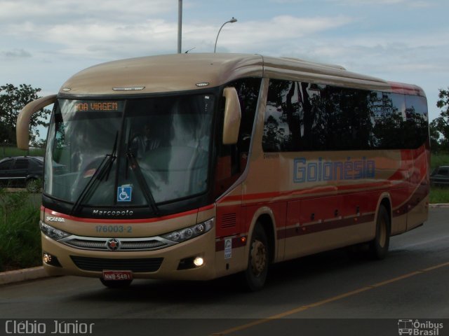 Auto Viação Goianésia 176003-2 na cidade de Brasília, Distrito Federal, Brasil, por Clébio Júnior. Número da foto: #985955.