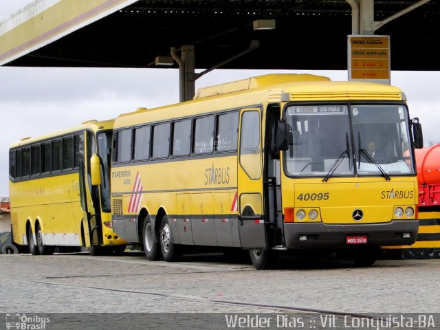 Viação Itapemirim 40095 na cidade de Vitória da Conquista, Bahia, Brasil, por Welder Dias. ID da foto: 985968.