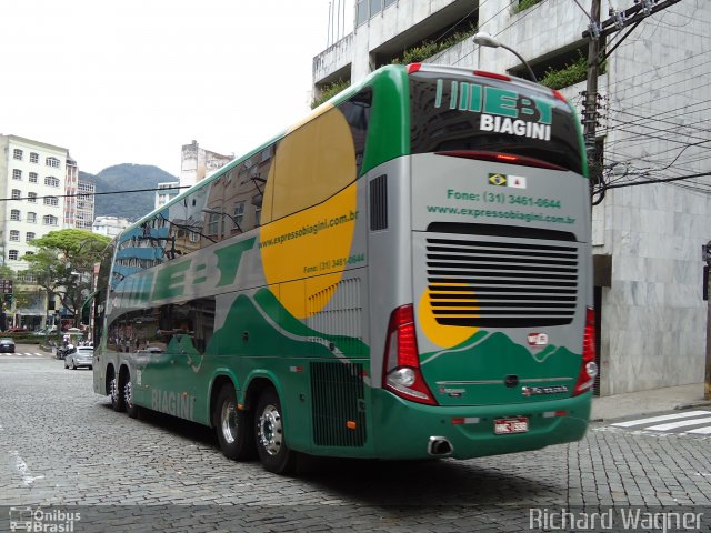 EBT - Expresso Biagini Transportes 1598 na cidade de Petrópolis, Rio de Janeiro, Brasil, por Richard Wagner. Número da foto: #986870.