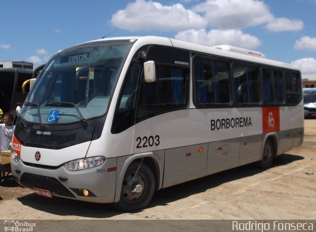 Borborema Imperial Transportes 2203 na cidade de Caruaru, Pernambuco, Brasil, por Rodrigo Fonseca. Número da foto: #986422.