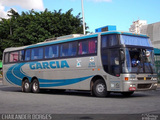 Viação Garcia 6794 na cidade de São Paulo, São Paulo, Brasil, por C.   Borges. Número da foto: #986874.