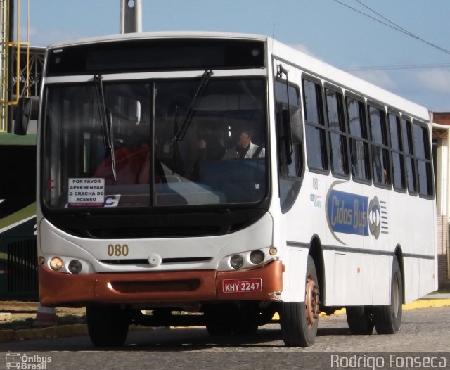 Cidos Bus 080 na cidade de Caruaru, Pernambuco, Brasil, por Rodrigo Fonseca. Número da foto: #988803.