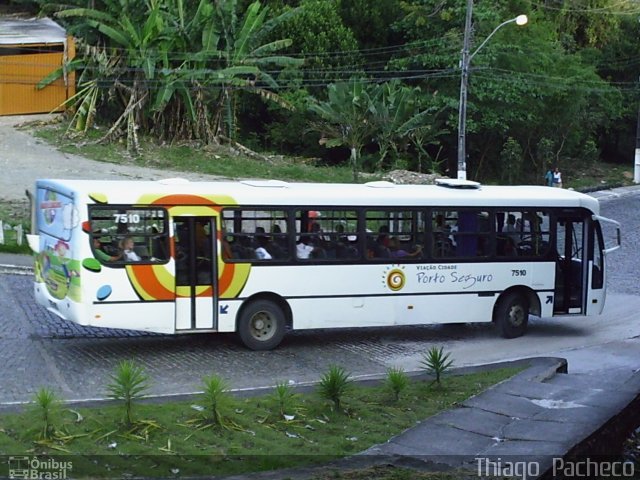 Viação Cidade Porto Seguro 7510 na cidade de Porto Seguro, Bahia, Brasil, por Thiago  Pacheco. Número da foto: #988011.
