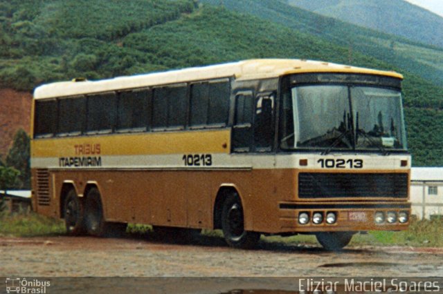 Viação Itapemirim 10213 na cidade de Manhuaçu, Minas Gerais, Brasil, por Eliziar Maciel Soares. Número da foto: #989197.