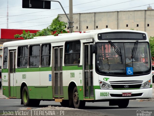 Transcol Transportes Coletivos 09351 na cidade de Teresina, Piauí, Brasil, por João Victor. ID da foto: 989138.