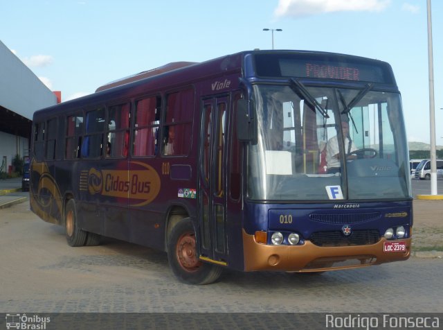 Cidos Bus 010 na cidade de Caruaru, Pernambuco, Brasil, por Rodrigo Fonseca. Número da foto: #988793.