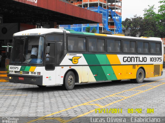 Empresa Gontijo de Transportes 10375 na cidade de Coronel Fabriciano, Minas Gerais, Brasil, por Lucas Oliveira. ID da foto: 991264.