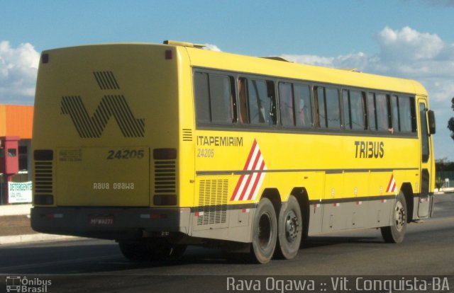 Viação Itapemirim 24205 na cidade de Vitória da Conquista, Bahia, Brasil, por Rava Ogawa. Número da foto: #990633.