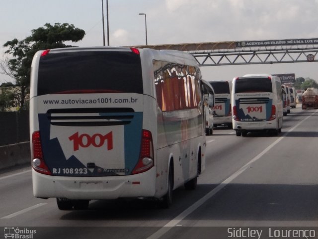 Auto Viação 1001 RJ 108.223 na cidade de Nova Iguaçu, Rio de Janeiro, Brasil, por Sidcley Lourenço. Número da foto: #990136.