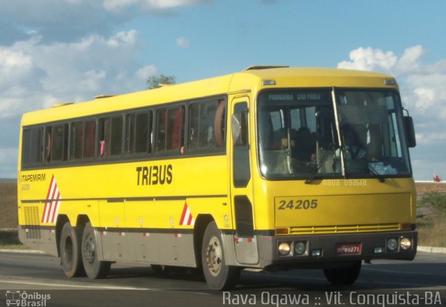 Viação Itapemirim 24205 na cidade de Vitória da Conquista, Bahia, Brasil, por Rava Ogawa. ID da foto: 990630.