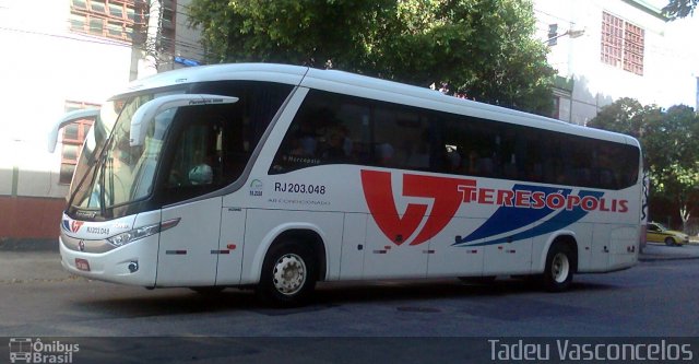 Viação Teresópolis RJ 203.048 na cidade de Rio de Janeiro, Rio de Janeiro, Brasil, por Tadeu Vasconcelos. Número da foto: #990506.