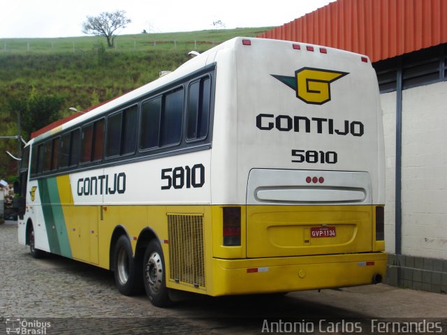 Empresa Gontijo de Transportes 5810 na cidade de João Monlevade, Minas Gerais, Brasil, por Antonio Carlos Fernandes. Número da foto: #994021.