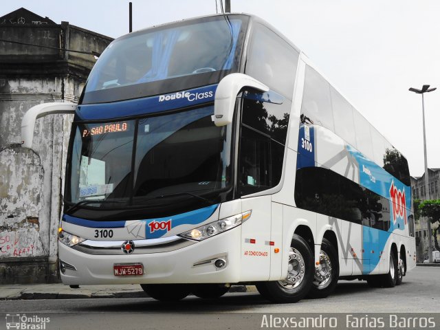 Auto Viação 1001 3100 na cidade de Rio de Janeiro, Rio de Janeiro, Brasil, por Alexsandro  Farias Barros. Número da foto: #993426.