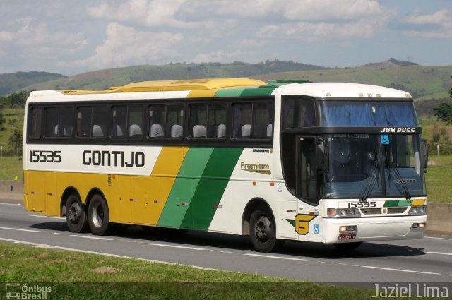 Empresa Gontijo de Transportes 15535 na cidade de Pindamonhangaba, São Paulo, Brasil, por Jaziel Lima. Número da foto: #994410.